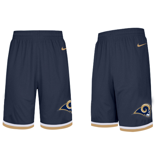 Men's Los Angeles Rams 2019 Navy Knit Performance Shorts
